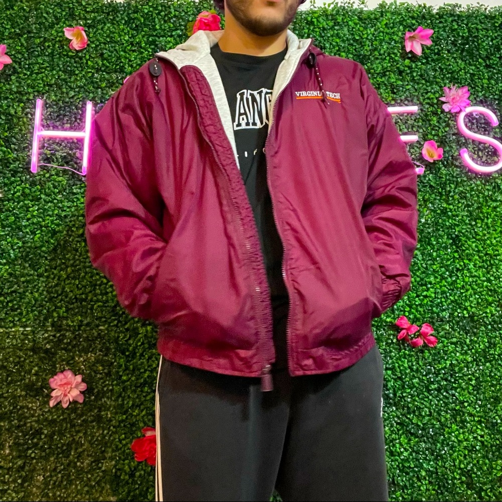 Virginia Tech winter winderbreak jacket size L